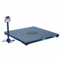 Vestil Digital Floor Scale, 5K, Ntep, 60x60x3.5 SCALE-S-CFT-55-5K